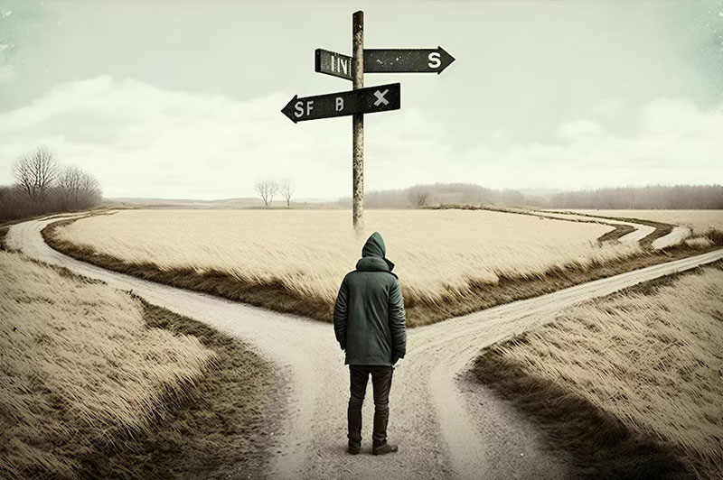 Dream about Cross-roads interpretation